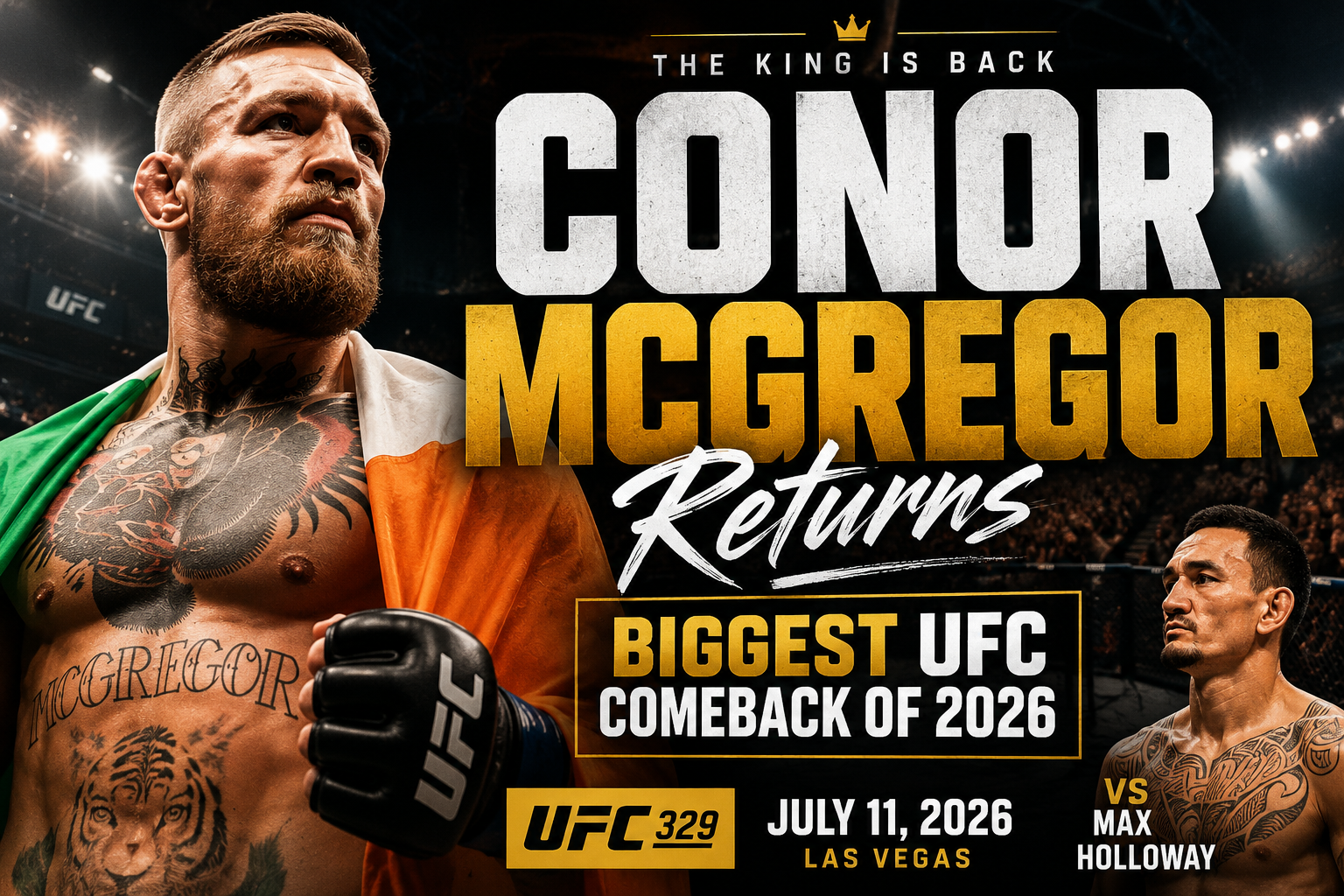 Conor McGregor Returns: Biggest UFC Comeback of 2026